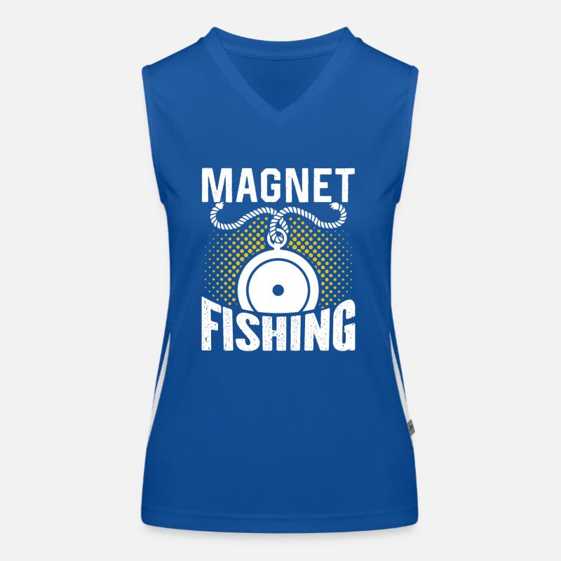 Magnetfischen Magnetfischer Magnet Funktionelles Kontrast-Tank Top für Frauen