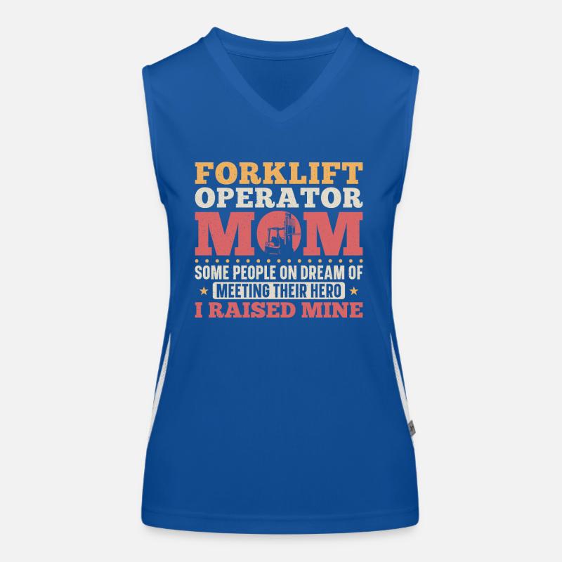 Certified Forklift Truck Operator Funktionelles Kontrast-Tank Top für Frauen