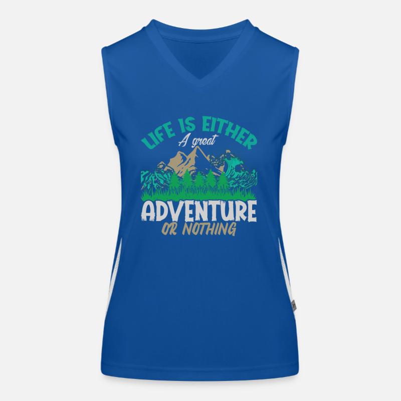 Abenteuer Funktionelles Kontrast-Tank Top für Frauen