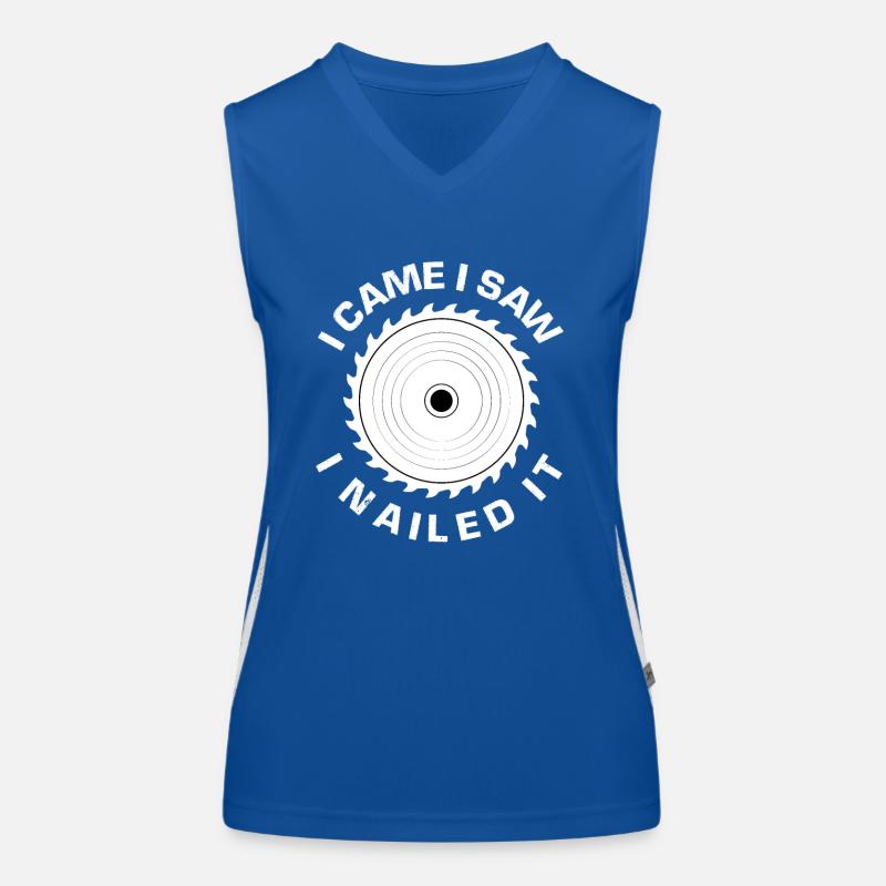 Carpenter Saws Clouage Dicton Débardeur respirant contrasté Femme