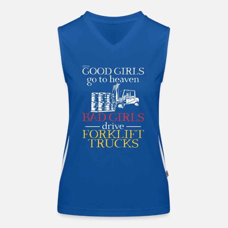 Certified Forklift Truck Operator Women's Functional Contrast Tank Top