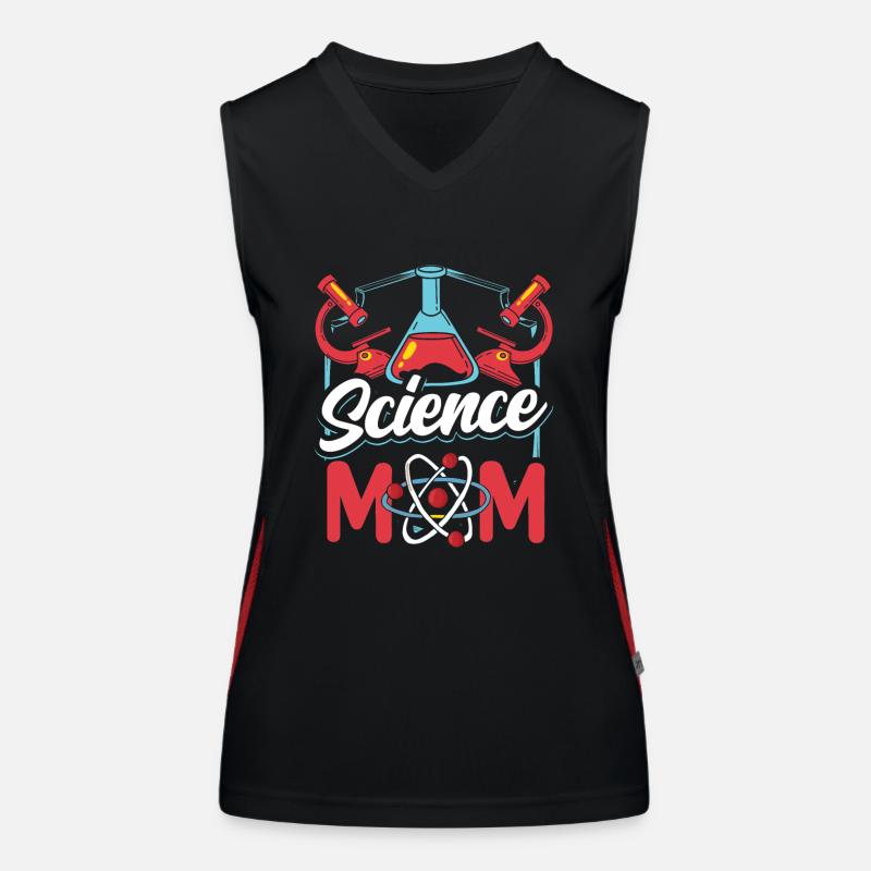 Science Mama Team Science Scientifiques Débardeur respirant contrasté Femme