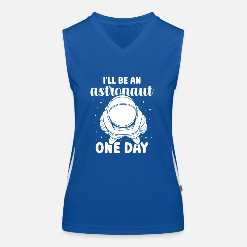 I will be an astronaut one day Astronomy Women's Functional Contrast Tank Top