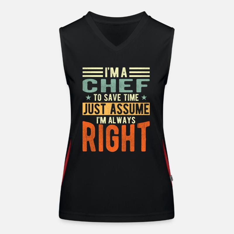 Koch Funktionelles Kontrast-Tank Top für Frauen