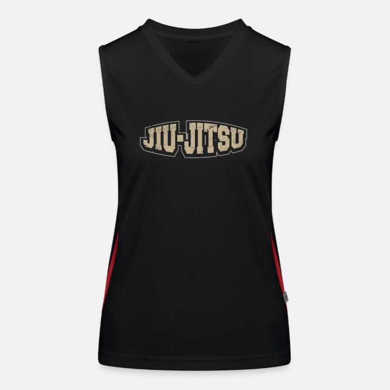 Distressed Look Jiu Jitsu Jiu-Jitsu Practitioners Funktionelles Kontrast-Tank Top für Frauen