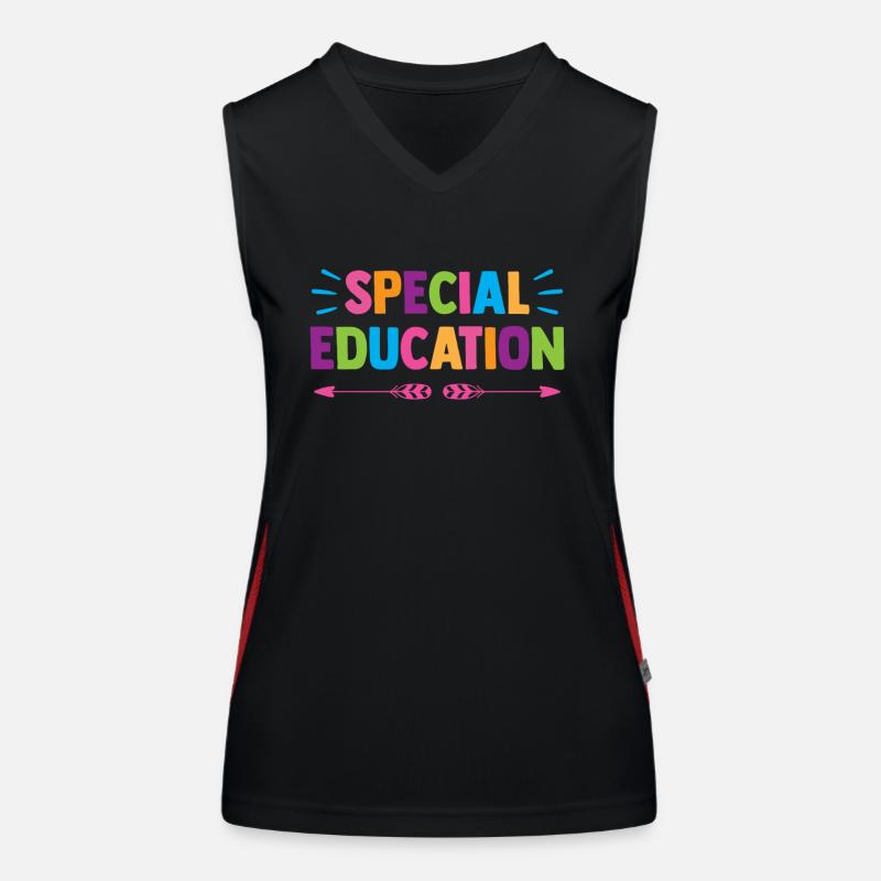 Special Education Teachers Special Education Profession Women's Functional Contrast Tank Top
