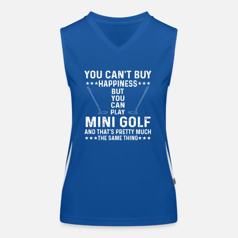 Great golf gift Women's Functional Contrast Tank Top