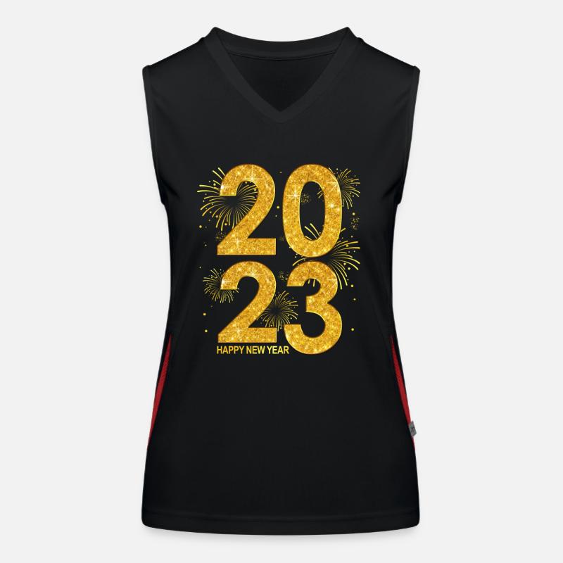 New Years Eve Countdown Party Celebration 2023 Women's Functional Contrast Tank Top
