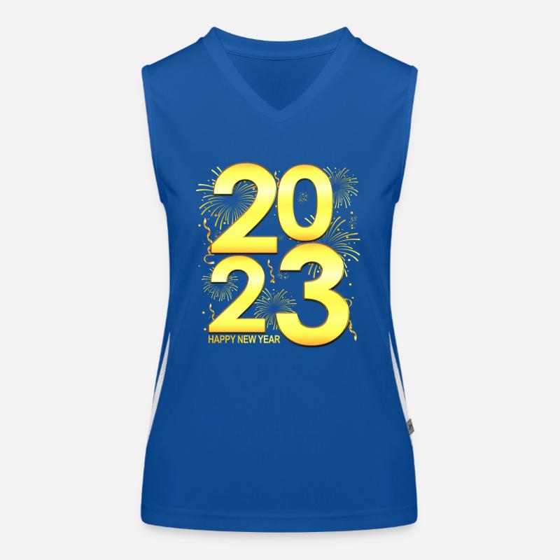 Fireworks New Year Celebration - 2023 New Year Women's Functional Contrast Tank Top
