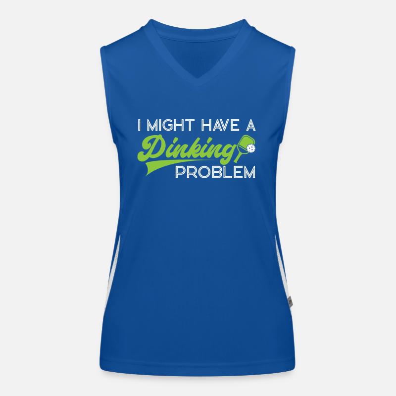 Pickleball Pun I Might Have A Funktionelles Kontrast-Tank Top für Frauen