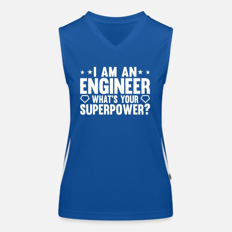Engineer Brain Mechanical Engineering Electrical Engineering Math Women's Functional Contrast Tank Top