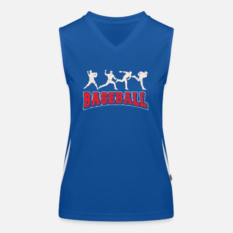 Lanceur de baseball Lanceur de baseball Closer Relief B Débardeur respirant contrasté Femme