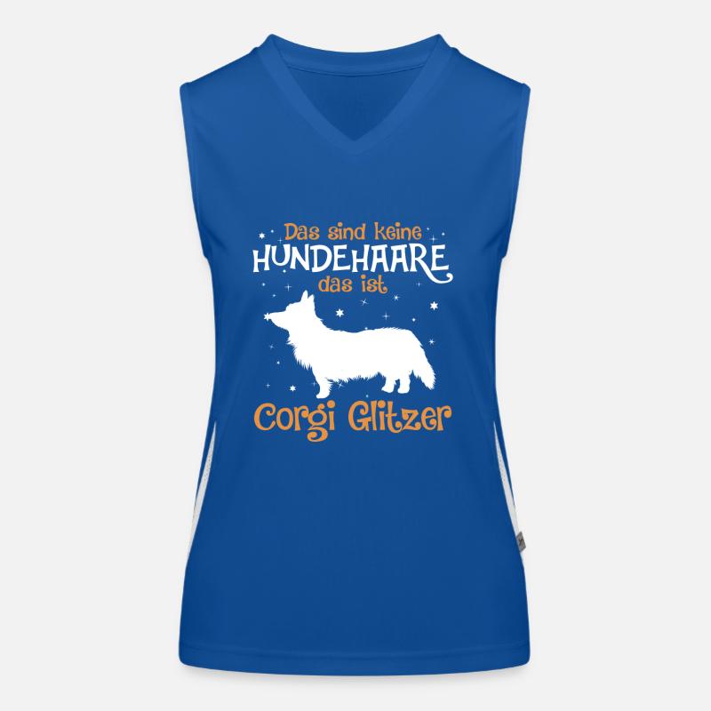 Corgi Geschenk Hunde Funktionelles Kontrast-Tank Top für Frauen
