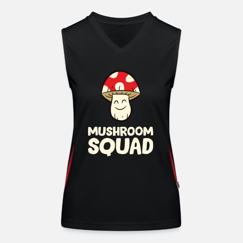 Champignon - Mushroom Squad Débardeur respirant contrasté Femme