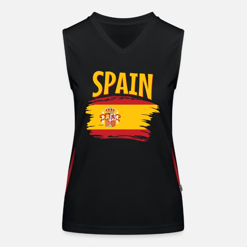 I love Spain Women's Functional Contrast Tank Top