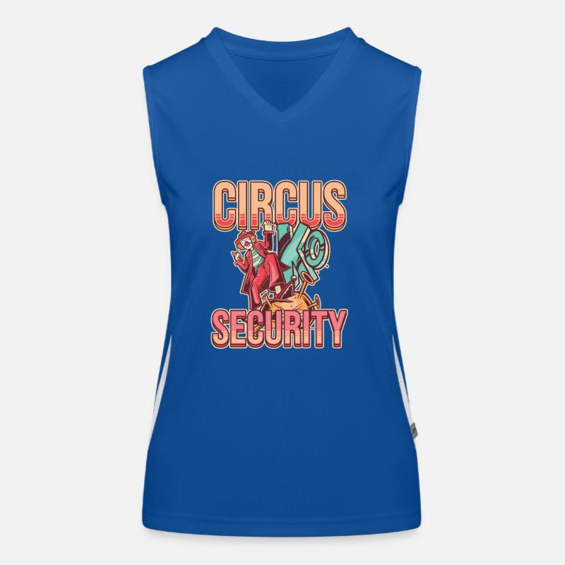 Circus Security Funktionelles Kontrast-Tank Top für Frauen