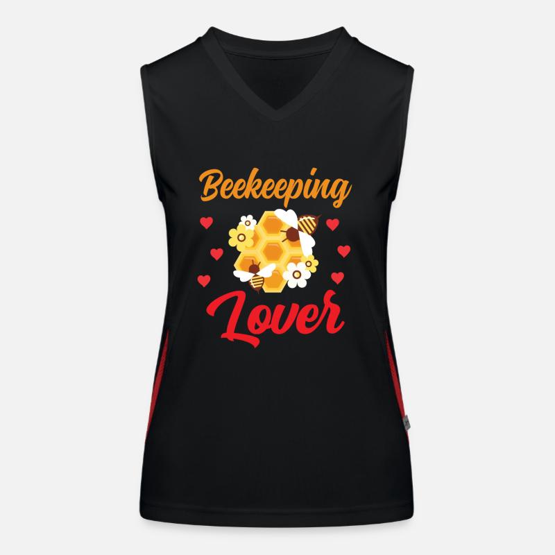 Beekeeping lovers Beekeeping Beekeepers Beekeepers Women's Functional Contrast Tank Top