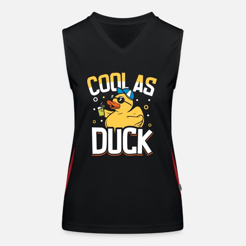 Rubber Ducks Duck Duck Lovers Bathroom Women's Functional Contrast Tank Top