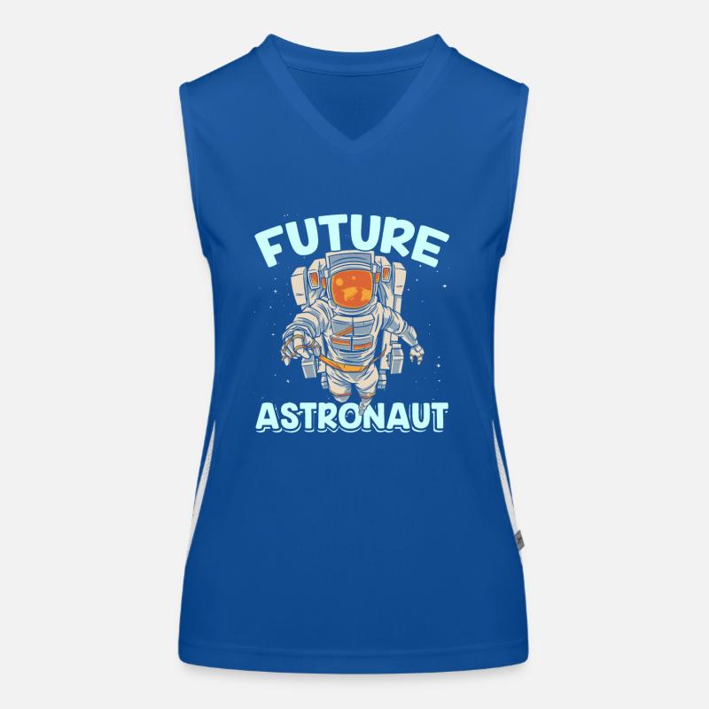 Future Astronaut Rocket Space Astronomy Women's Functional Contrast Tank Top