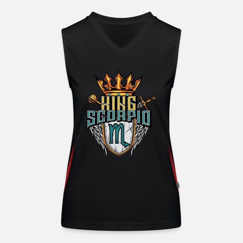 Scorpio Zodiac Sign Women's Functional Contrast Tank Top