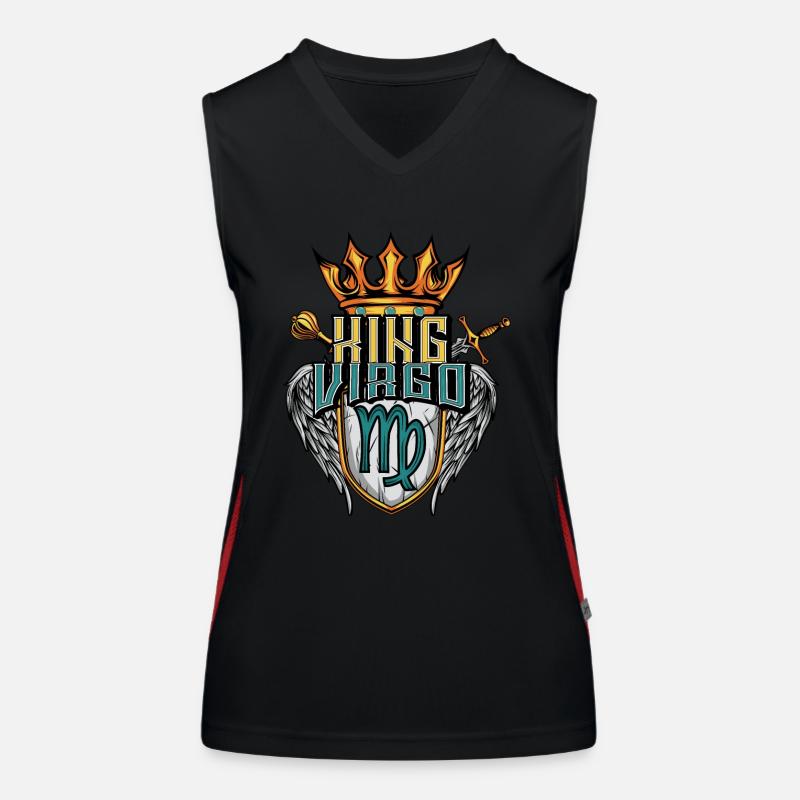 Jungfrau Sternzeichen Funktionelles Kontrast-Tank Top für Frauen