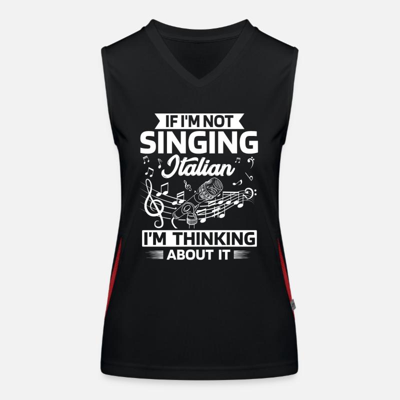 Opera singer, voice, opera Women's Functional Contrast Tank Top