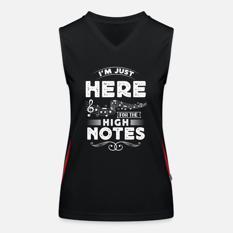Opera singer, voice, opera Women's Functional Contrast Tank Top