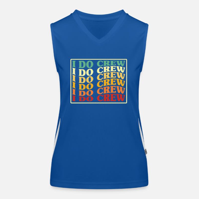 I Do Crew Women's Functional Contrast Tank Top