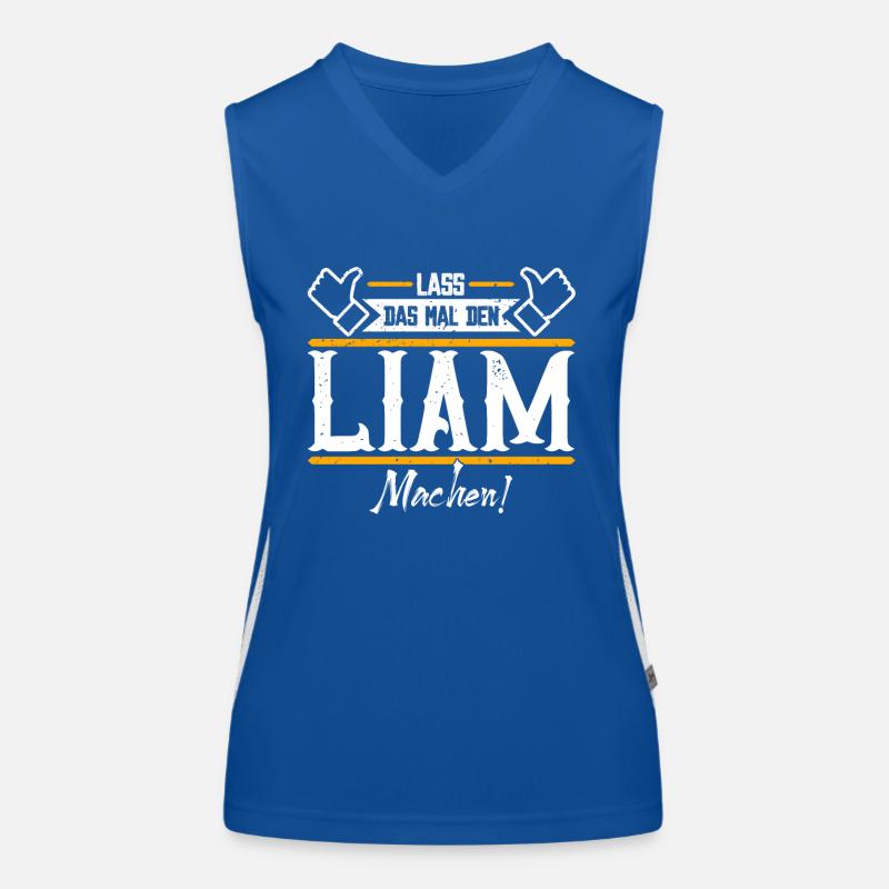 Liam Geschenkidee Geschenk Geburtstag Funktionelles Kontrast-Tank Top für Frauen