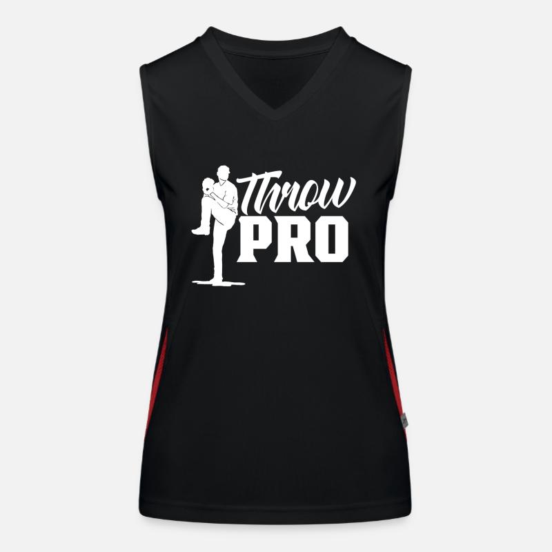 Throwing Professional Player Pitcher Pitcher Baseball Hobby Women's Functional Contrast Tank Top