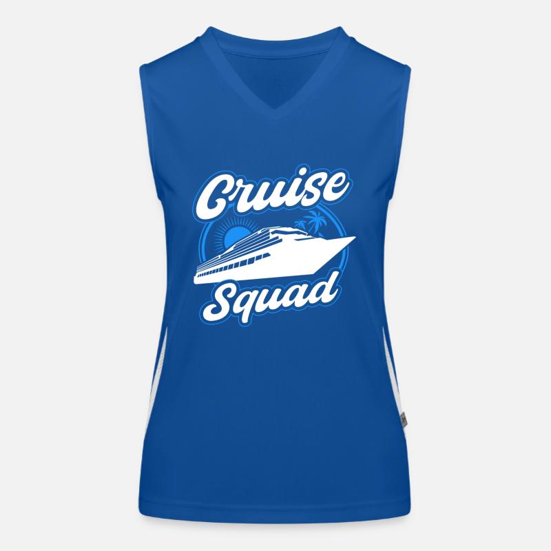 Cruise Squad Schiffreise Funktionelles Kontrast-Tank Top für Frauen