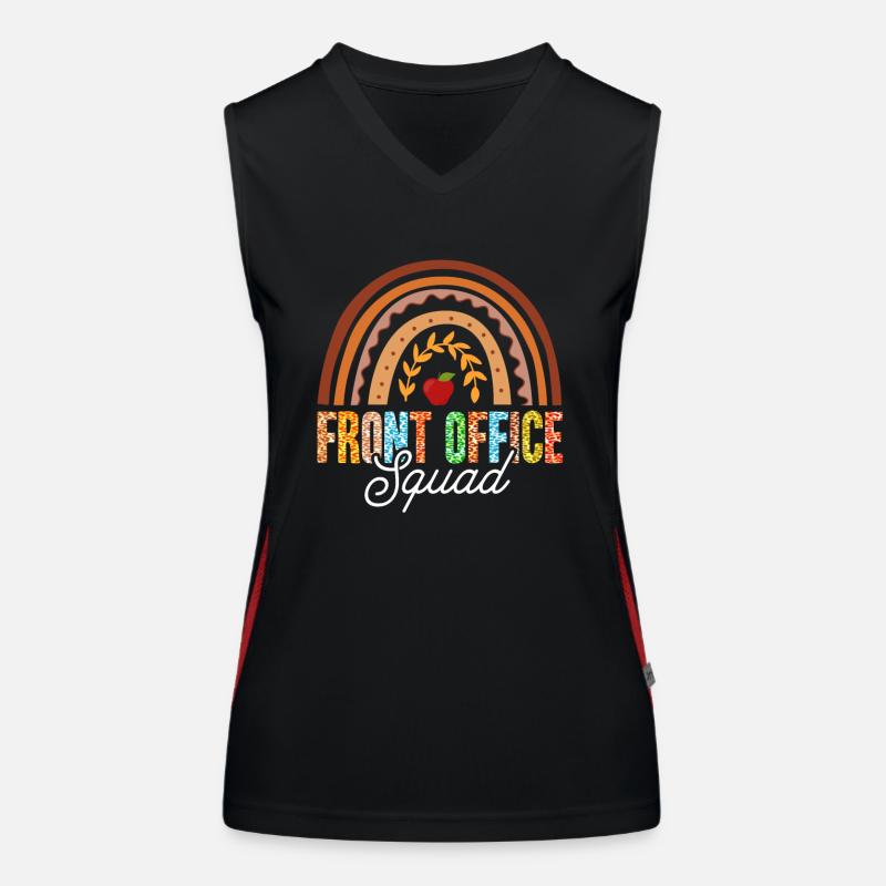 Front Office Squad Funktionelles Kontrast-Tank Top für Frauen