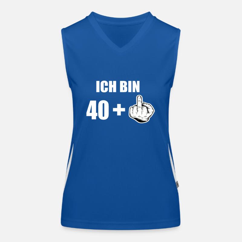 41 Geburtstag Funktionelles Kontrast-Tank Top für Frauen