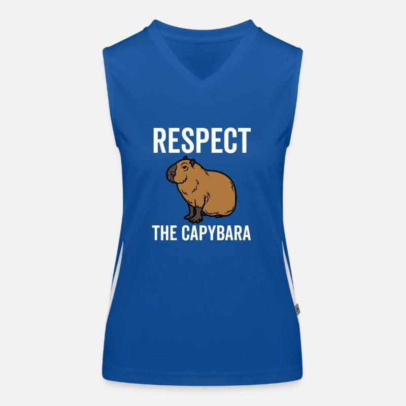 Respectez le Capybara Débardeur respirant contrasté Femme