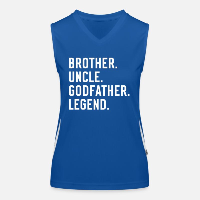 Patenonkel Patenkind Geschenk Taufpate Pate Onkel Funktionelles Kontrast-Tank Top für Frauen