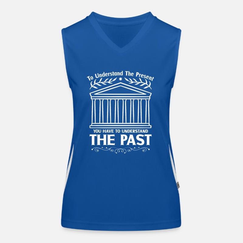 Geschichtshistoriker Geschichtsinteressierter Funktionelles Kontrast-Tank Top für Frauen