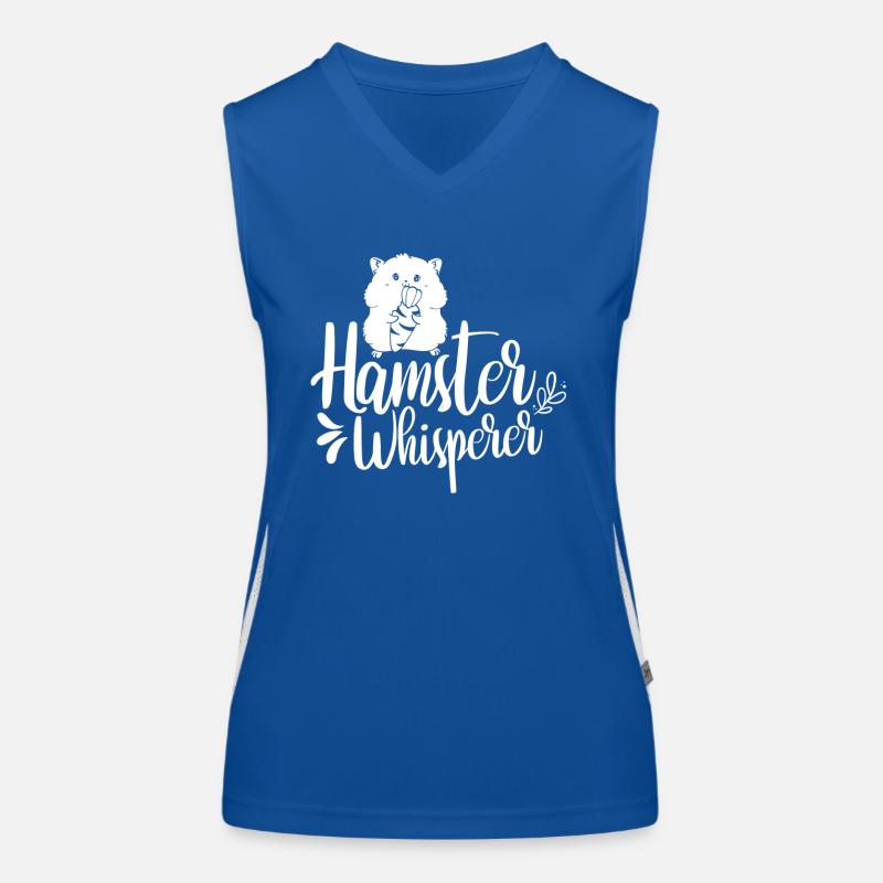 Hamster Whisperer Mignon Propriétaire d’animal de compagnie Débardeur respirant contrasté Femme