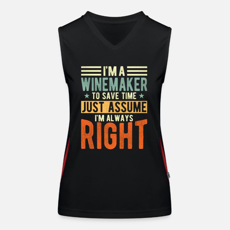 Winzer Funktionelles Kontrast-Tank Top für Frauen