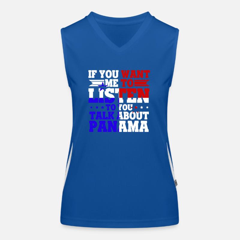 Panama Life devrait écouter Discours Panama Gift Débardeur respirant contrasté Femme