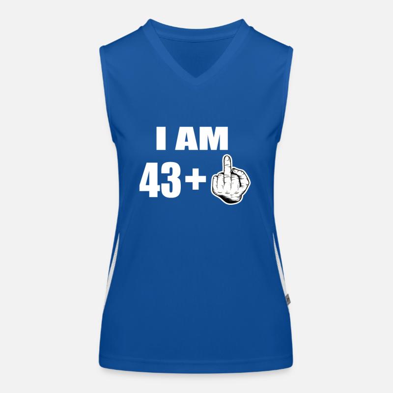 44th birthday Women's Functional Contrast Tank Top