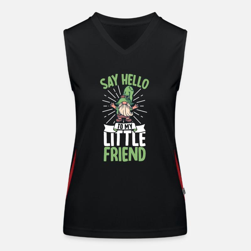 Gartenzwerge Gnome Lover Funny Gnome Gardening Funktionelles Kontrast-Tank Top für Frauen