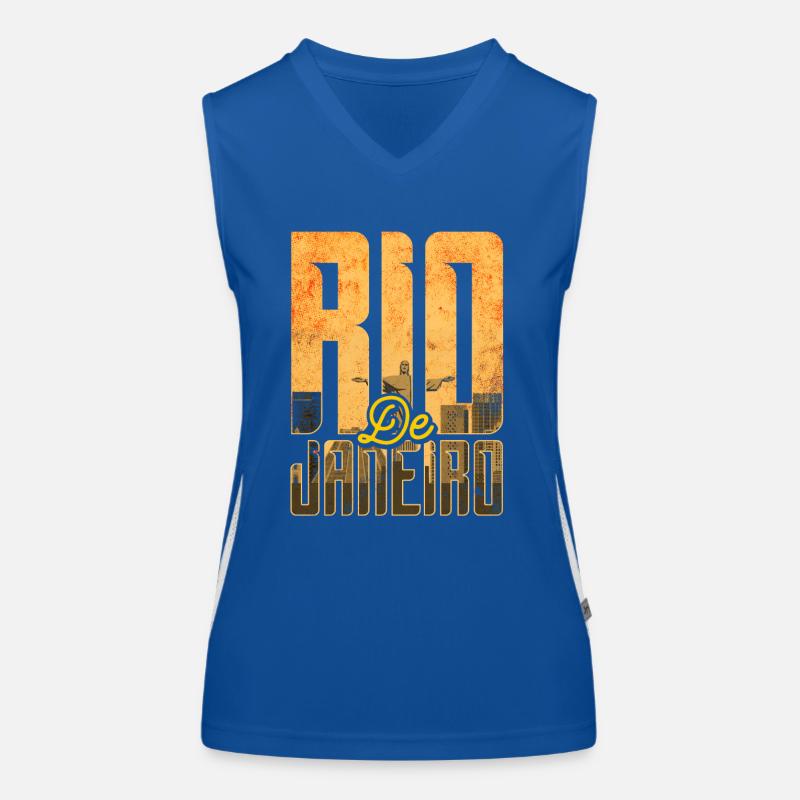 Rio de Janeiro Women's Functional Contrast Tank Top