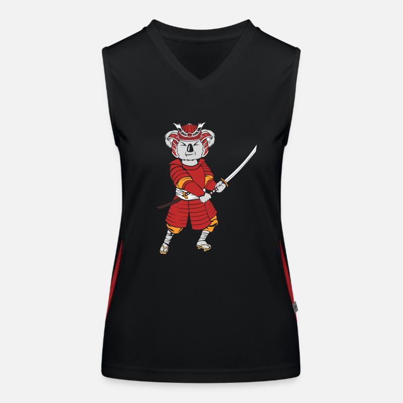Samouraï koala Débardeur respirant contrasté Femme