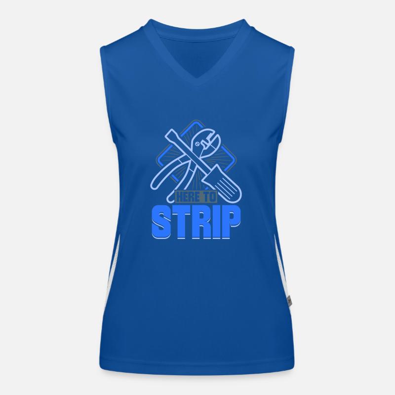Electrician Electrical Engineer Lineman Electrical Women's Functional Contrast Tank Top