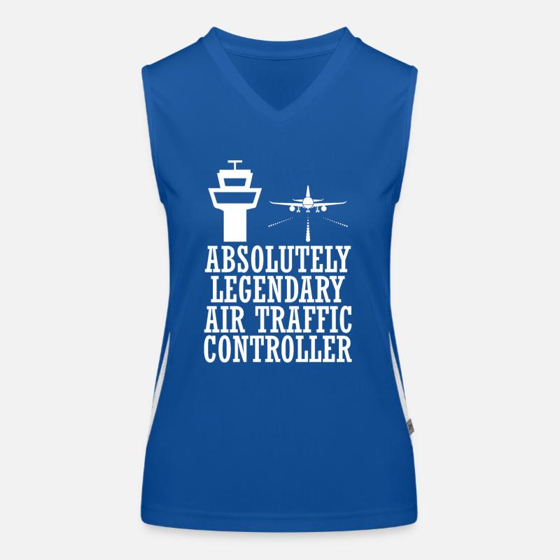 Air traffic controller Tower controller Flight attendants Women's Functional Contrast Tank Top
