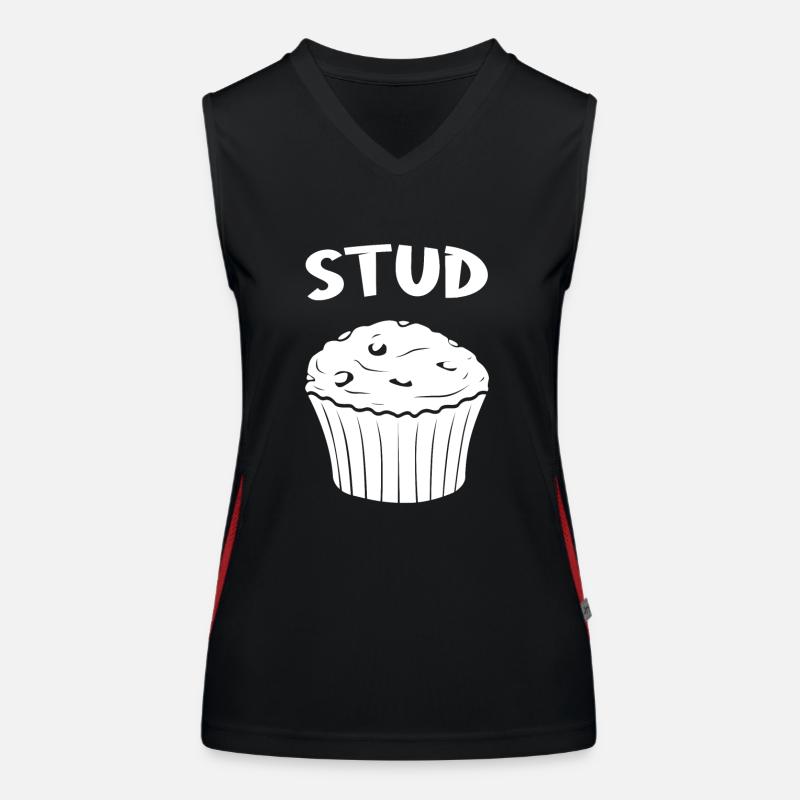 Simple and Cute Stud Muffi Funktionelles Kontrast-Tank Top für Frauen