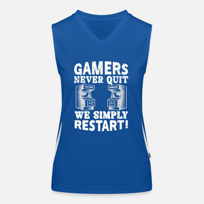 Tenue des joueurs Débardeur respirant contrasté Femme
