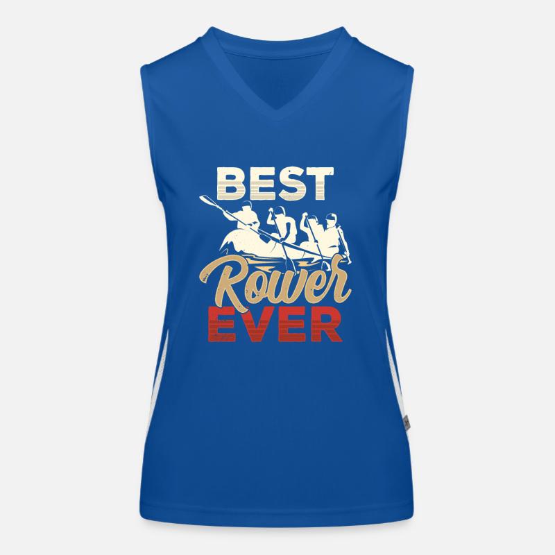 Best Rower Ever Rowing Boat Rowing Women's Functional Contrast Tank Top