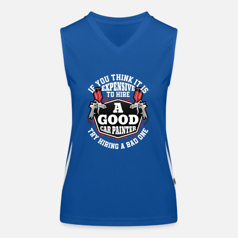 It Is Expensive To Hire A Good Car Painter Technic Funktionelles Kontrast-Tank Top für Frauen