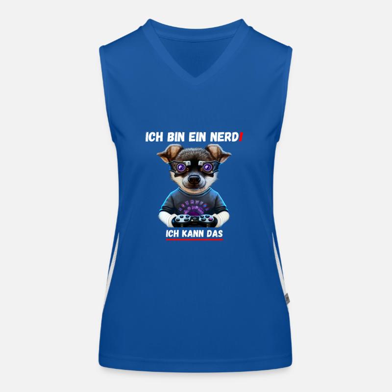 Ich bin ein Nerd - Ich kann das Funktionelles Kontrast-Tank Top für Frauen